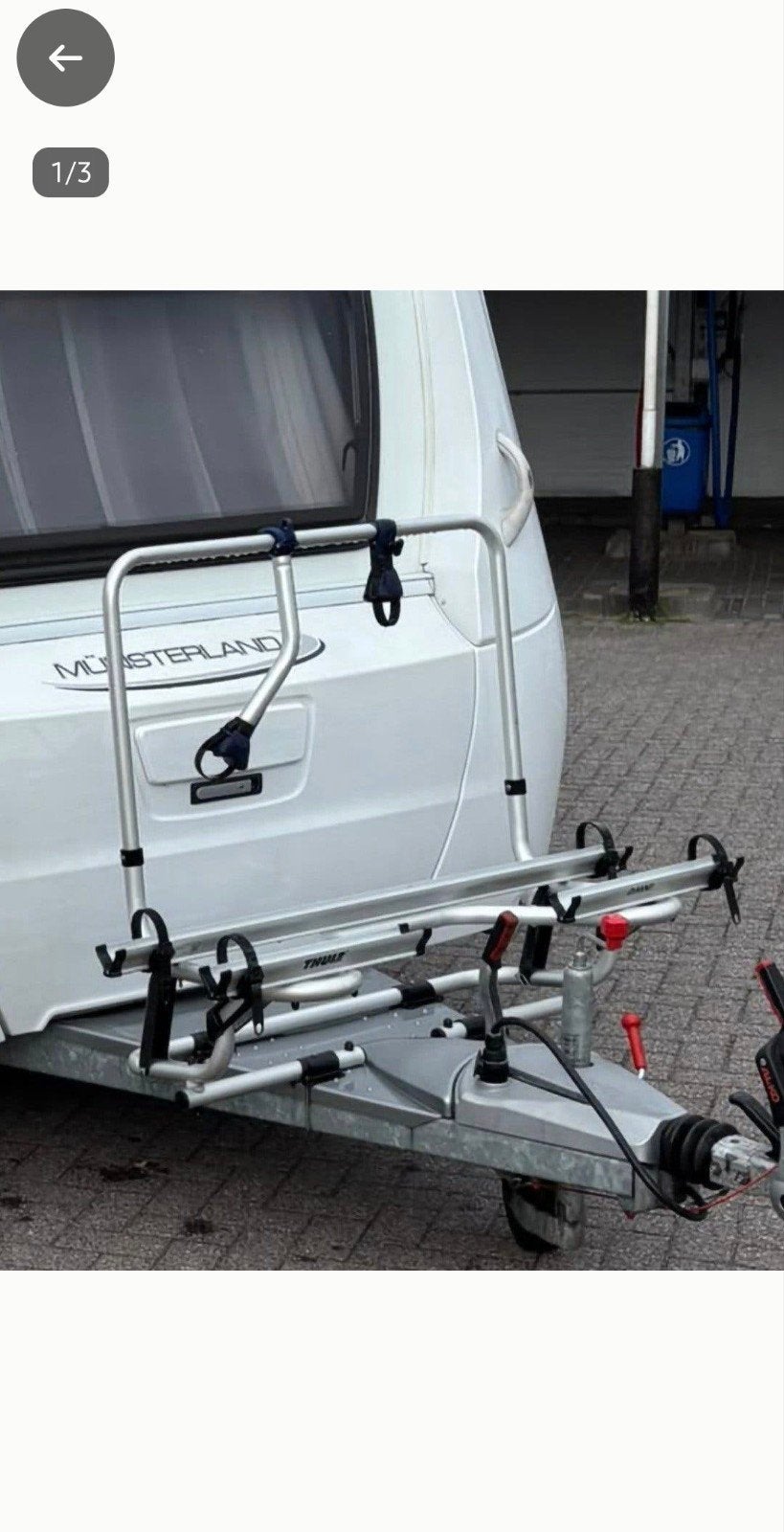 kantelbare thule omni fietsendrager, Ophalen, Gebruikt