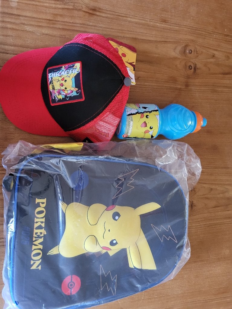 Pokemon rugtas, pet en bidon, Ophalen of Verzenden