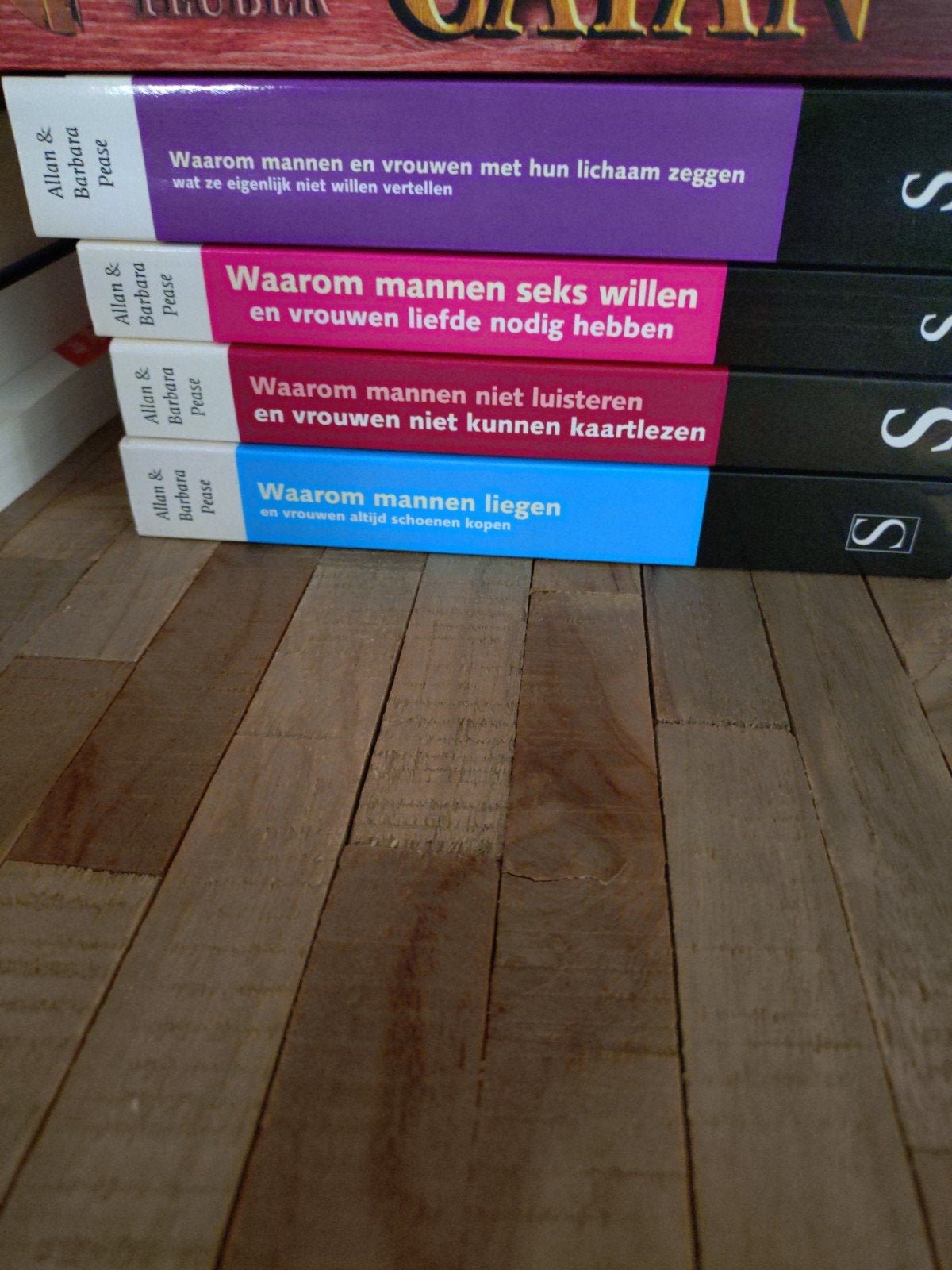 4 boeken Allan & Barbara Pease - Waarom mannen... reeks, Ophalen of Verzenden, Gelezen, Allan & Barbara Pease, Nederland