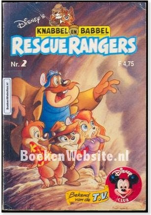 Stripboek Disney's Knabbel en Babbel, Rescue Rangers 2, Antiek en Kunst, Ophalen of Verzenden