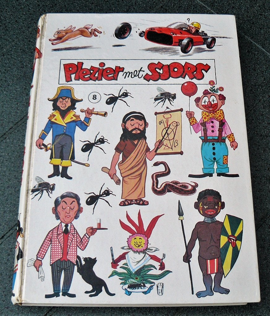 Plezier met Sjors deel 8, stipboek uit 1967. Al 59 jaar oud!, Gelezen, Eén stripboek, Ophalen of Verzenden, Diversen