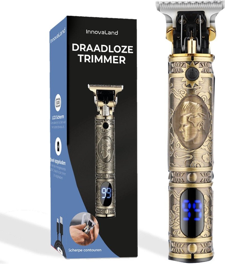 T9 Lcd Elektrische tondeuse HAIR and beard trimmer NIEUW, Ophalen of Verzenden, Nieuw, Haarverzorging