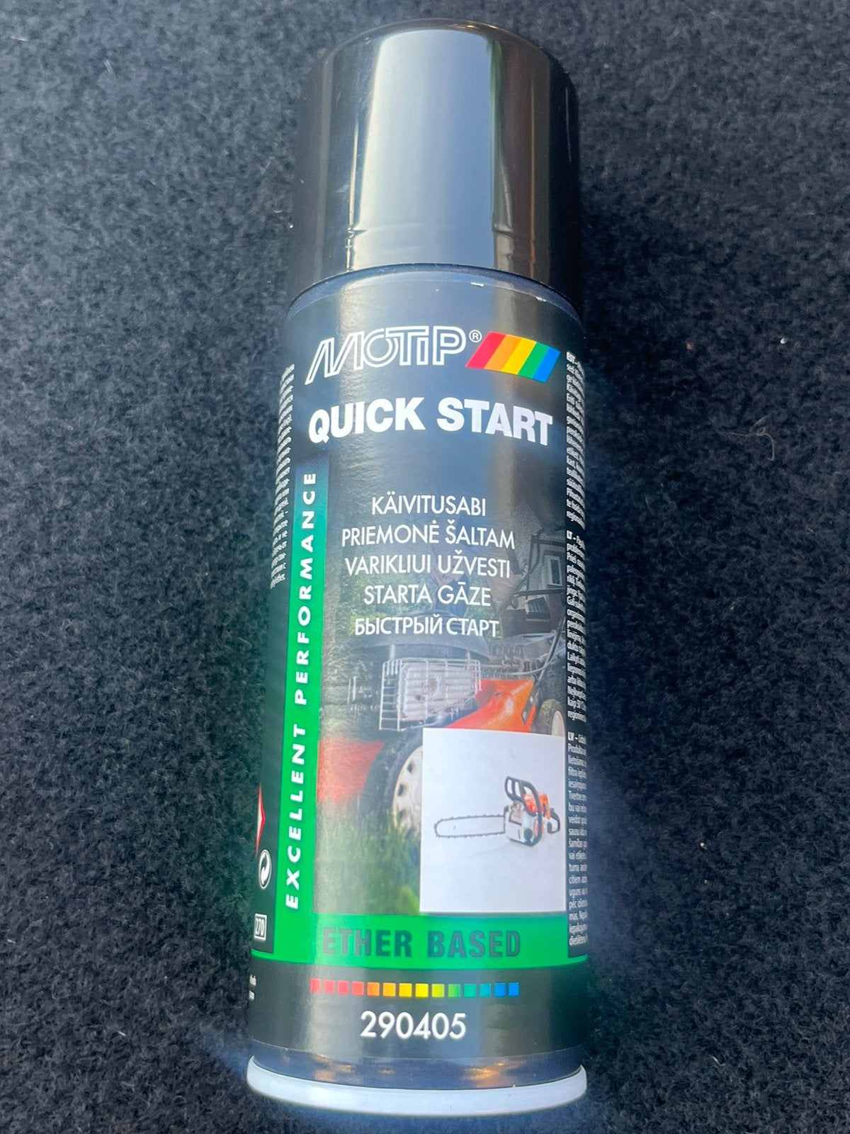 Partij motip Quikstart spuitbussen  200 ml. 70 stuks, Ophalen