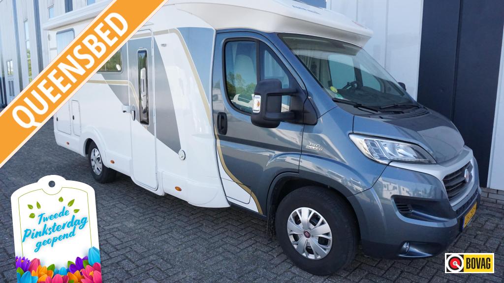 Eura Mobil Profila T 680 QB, Caravans en Kamperen, Campers, Chemisch toilet, Fiat, Luifel, Bedrijf