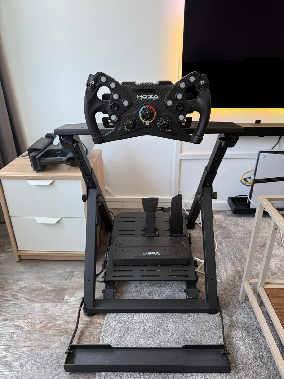 Moza R9 V3 Sim Racing Setup, Spelcomputers en Games, Spelcomputers | Overige, Ophalen, Overige merken, Zo goed als nieuw