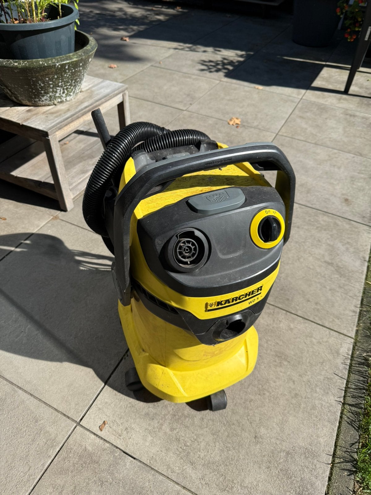 Karcher WD5 nat/droog zuiger, Ophalen, Zo goed als nieuw, Waterstofzuiger
