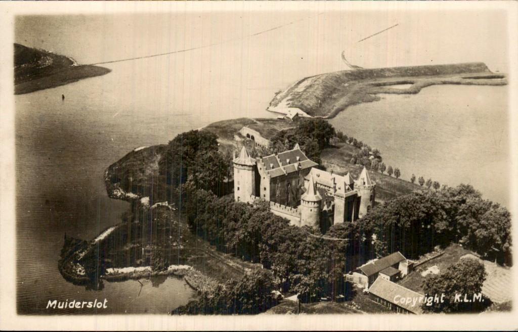 Muiderslot - KLM - Fotokaart, Verzamelen, Ansichtkaarten | Nederland, Ongelopen, Noord-Holland, Voor 1920, Ophalen of Verzenden