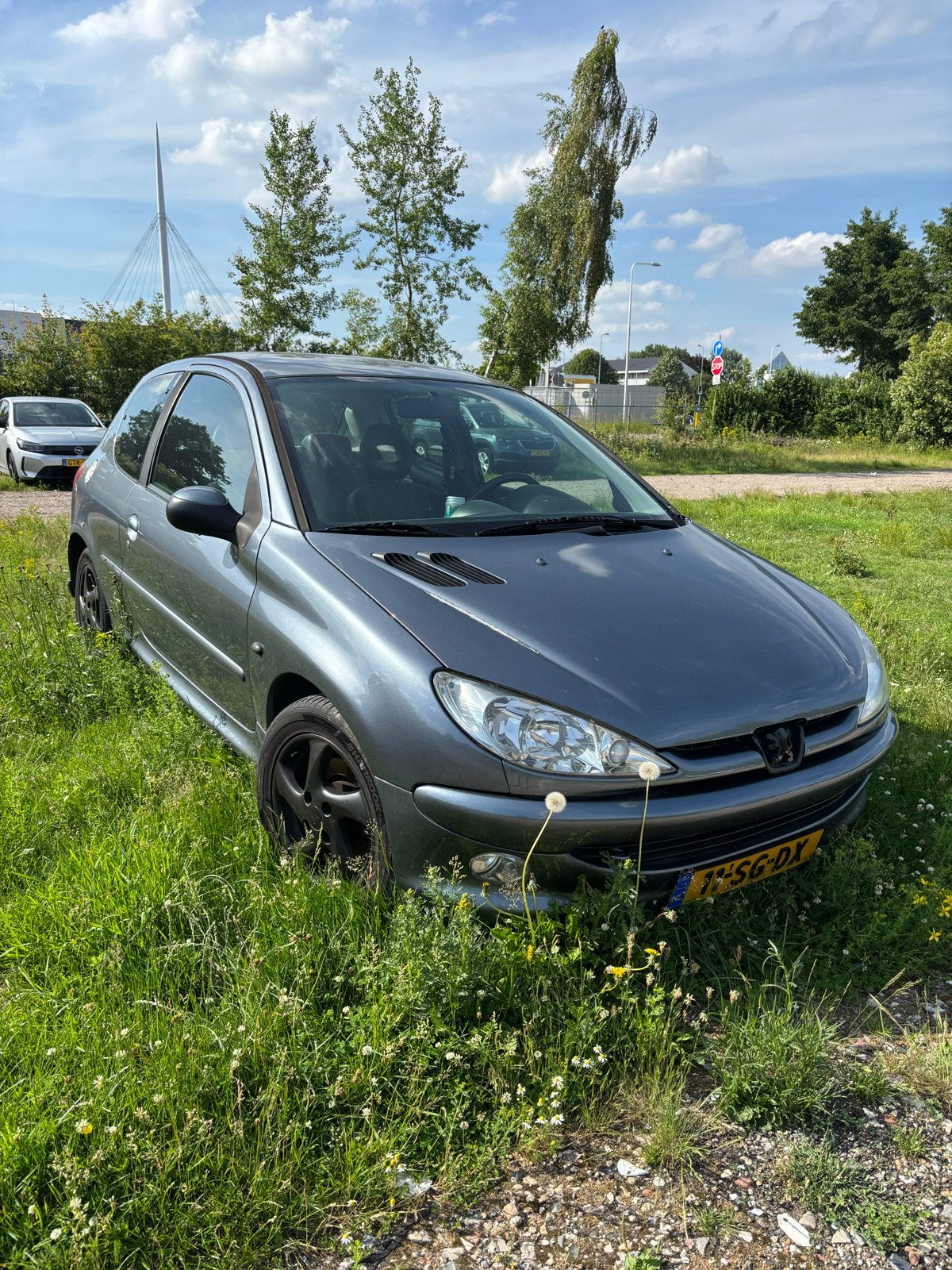 Peugeot 206 1.4 16V 3D 2005 Grijs, Ophalen, Gebruikt