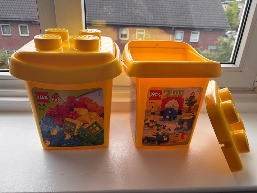 Opbergbox lego / duplo, Ophalen, Zo goed als nieuw