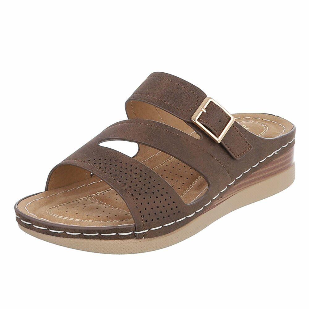 Dames medi comfort slippers bruin 36 37 38 39 40 41, Nieuw, Slippers, Info@lunamex.com, Lunamex Trading
