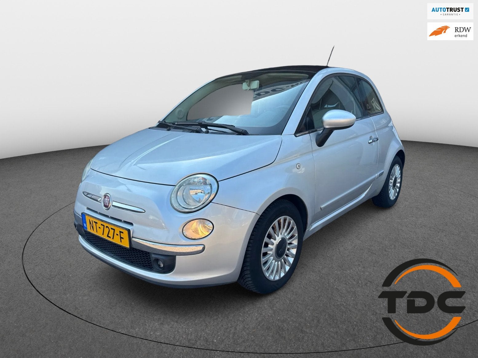 Fiat 500 1.2 AIRCO LMV PANO LAGE KM, Auto's, Voorwielaandrijving, Euro 5, Stof, Gebruikt