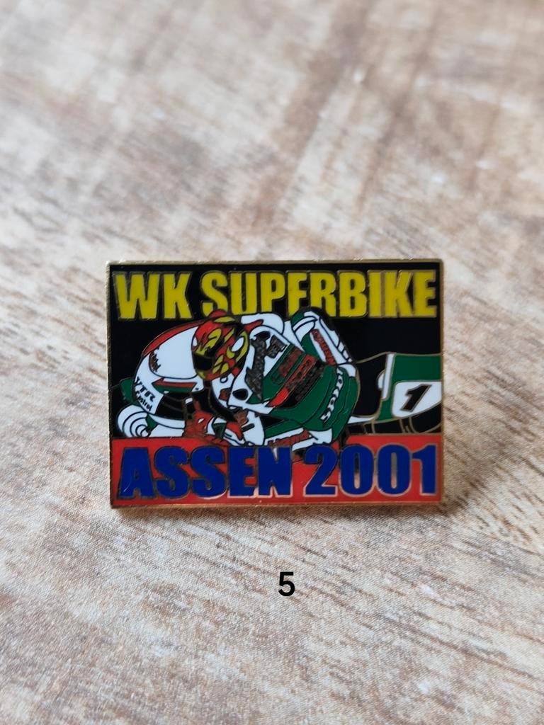 WK Superbike Assen 2001 pin, Ophalen of Verzenden