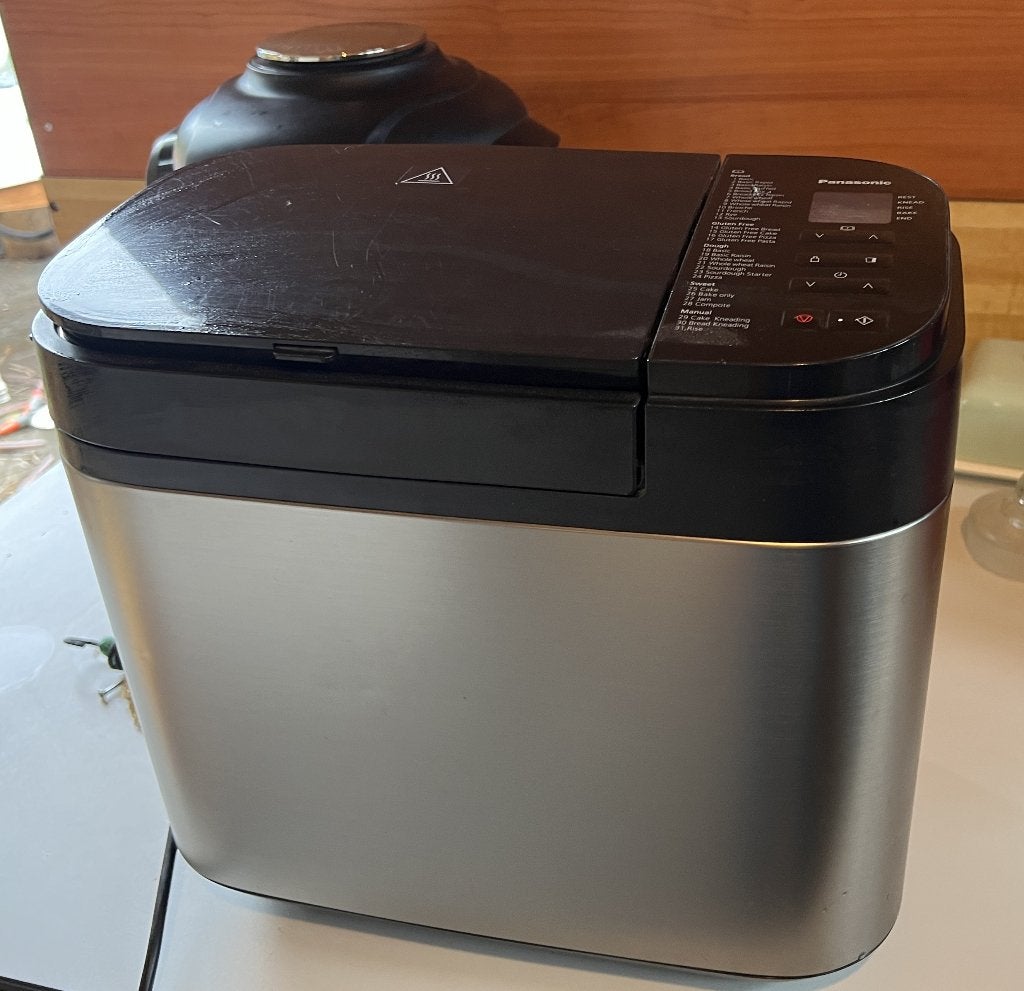 SD-YR2550 broodbakmachine van Panasonic, Meer dan 10 programma's, Zo goed als nieuw, 400 tot 800 gram deeg, Ophalen
