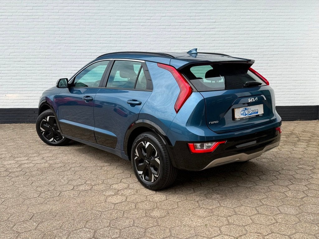 Kia Niro EV ComfortLine 64.8 kWh l ACC l CAMERA l SOH 100%, Gebruikt, Leder en Stof, 420 min, 204 pk