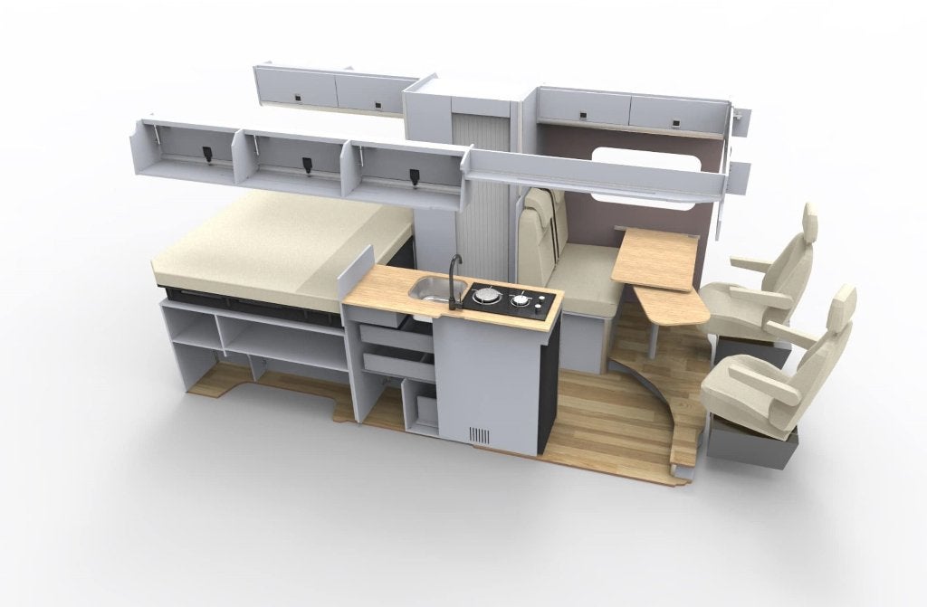 Camperombouwset Fiat Ducato Peugeot Boxer Citroen Jumper, Ophalen, Hoefakker 3, Veen, Info@termeercampers.nl, Nieuw