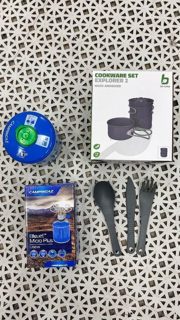 Bikepacking Gasbrander, Pannetjes en Bestek, Fietsen en Brommers, Fietsaccessoires | Fietstassen, Ophalen of Verzenden, Zo goed als nieuw