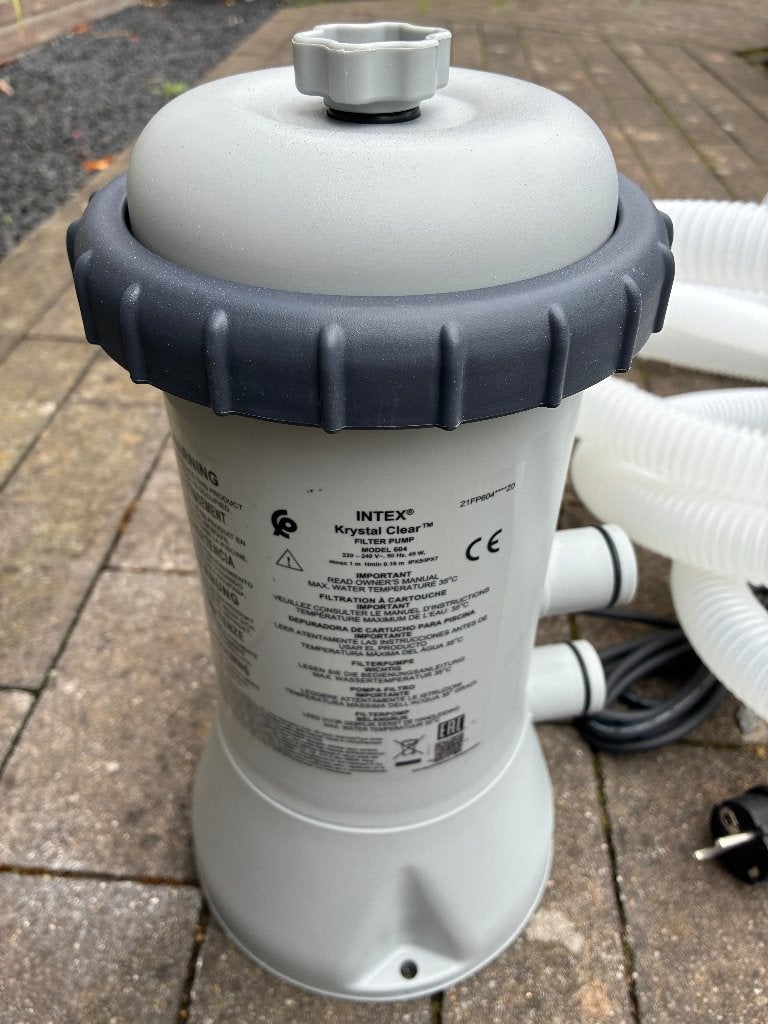 Intex Krystal clear filter pomp 604 “Nieuw”, Ophalen, Nieuw, Zwembadpomp