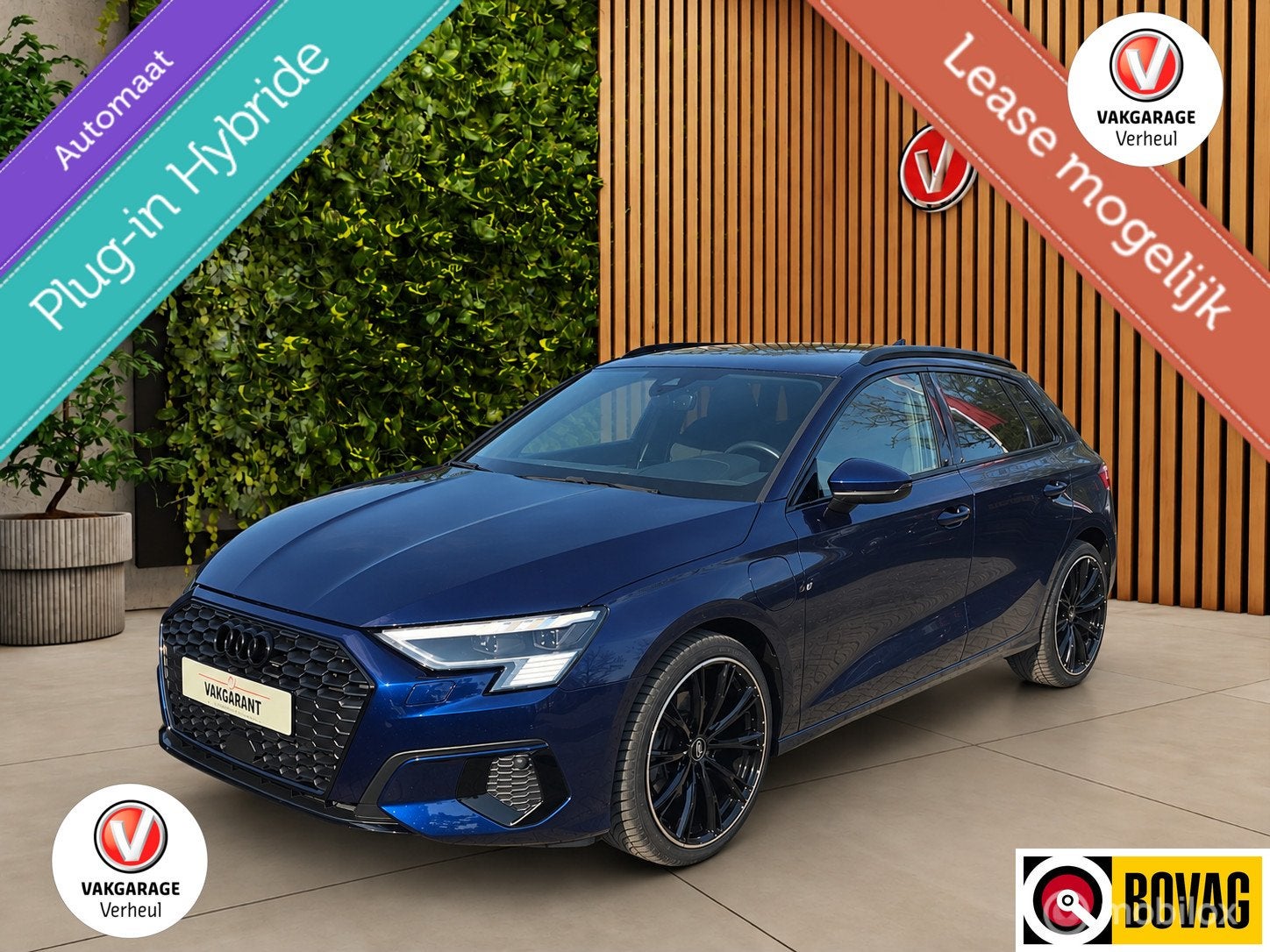 Audi A3 Sportback 40 TFSI e✅Hybride ✅204Pk ✅Advanced E, Auto's, Gebruikt, 4 cilinders, Blauw, Plug-in hybride