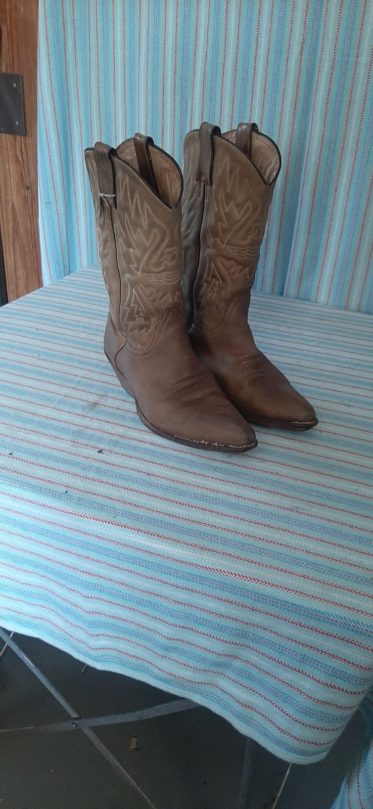 Mooie western laarzen by Sancho, Ophalen of Verzenden, Zo goed als nieuw, Bruin, Boots