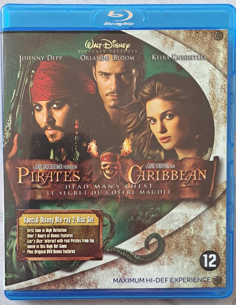 Pirates of the Caribbean  Dead man's Chest 2 discs - blu-ray, Verzenden, Zo goed als nieuw, Actie