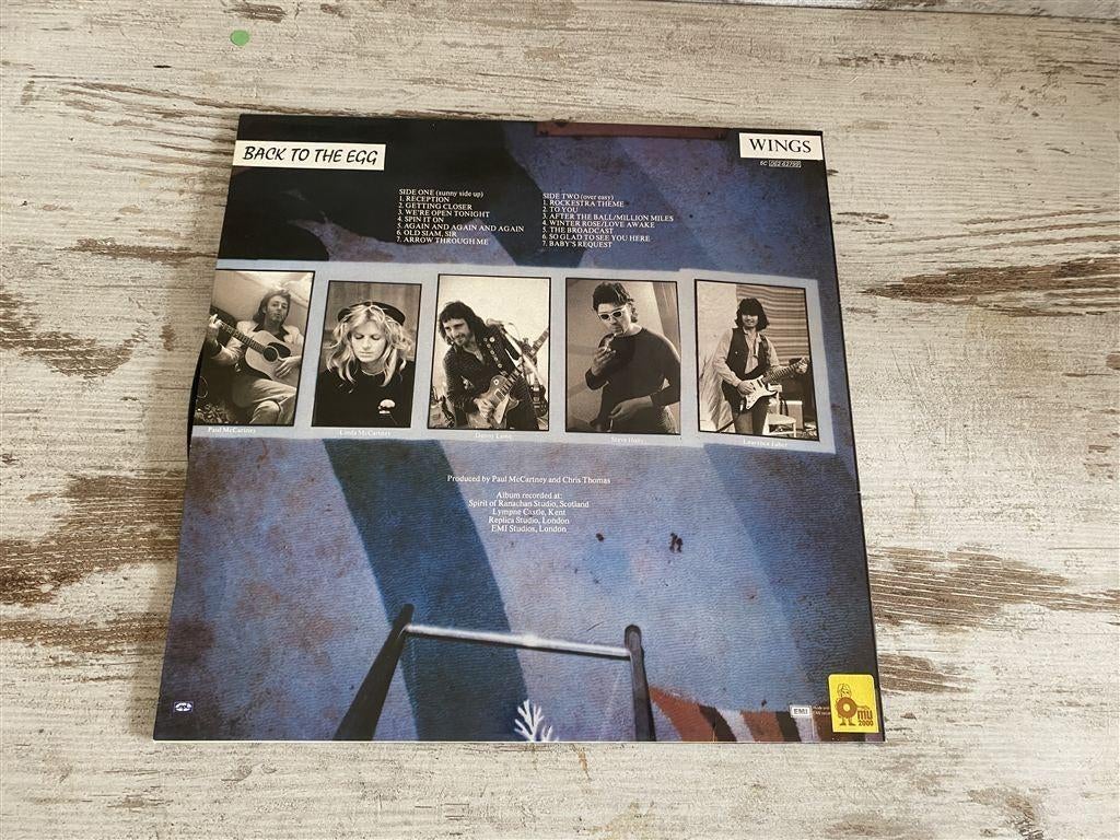 Wings paul mccartney - back to the egg [1485], Cd's en Dvd's, Verzenden, Zo goed als nieuw, 12 inch, Poprock