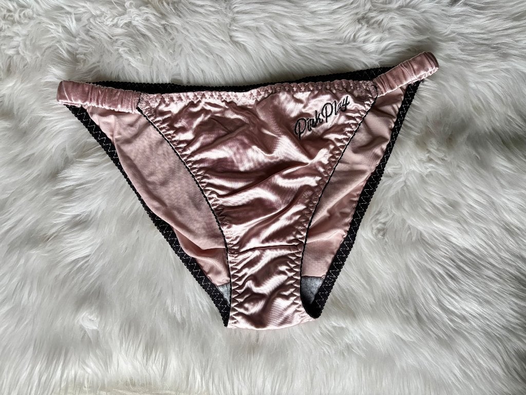 Satijnen (ice) Slipje | L, Kleding | Dames, Verzenden, Groen, Slip