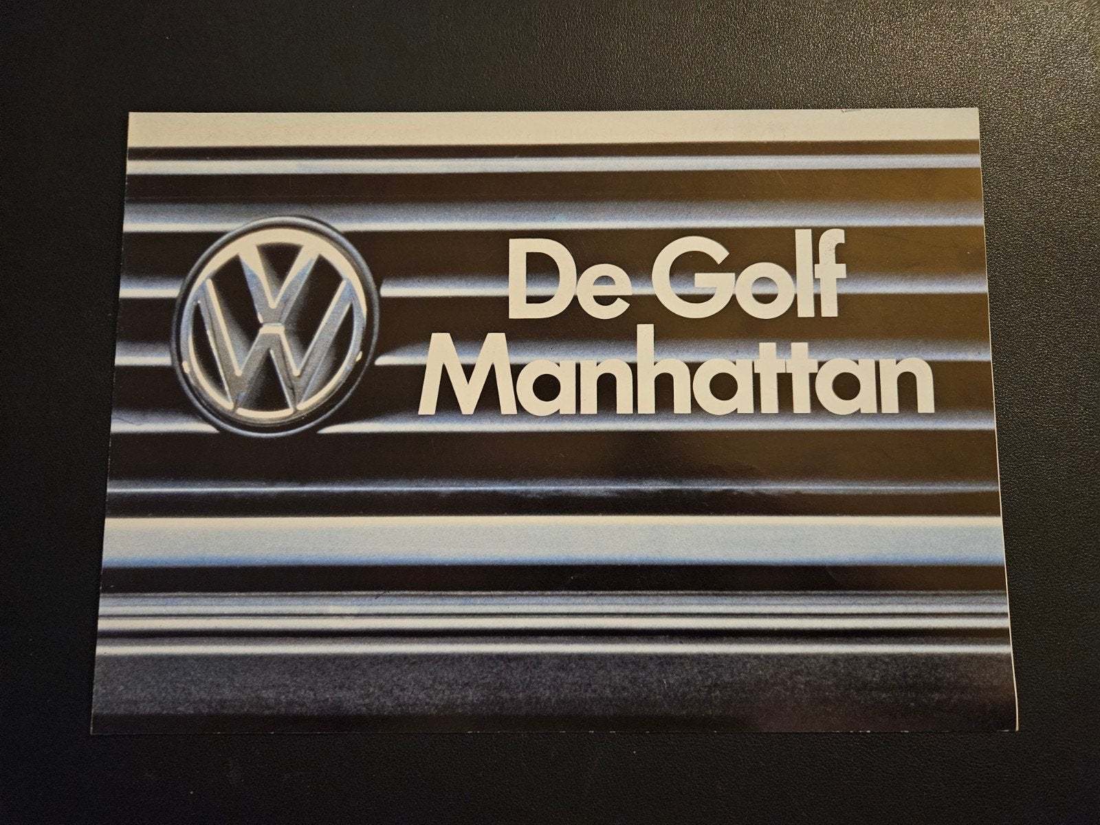 Brochure Volkswagen Golf Manhattan, Ophalen of Verzenden, Zo goed als nieuw, Volkswagen