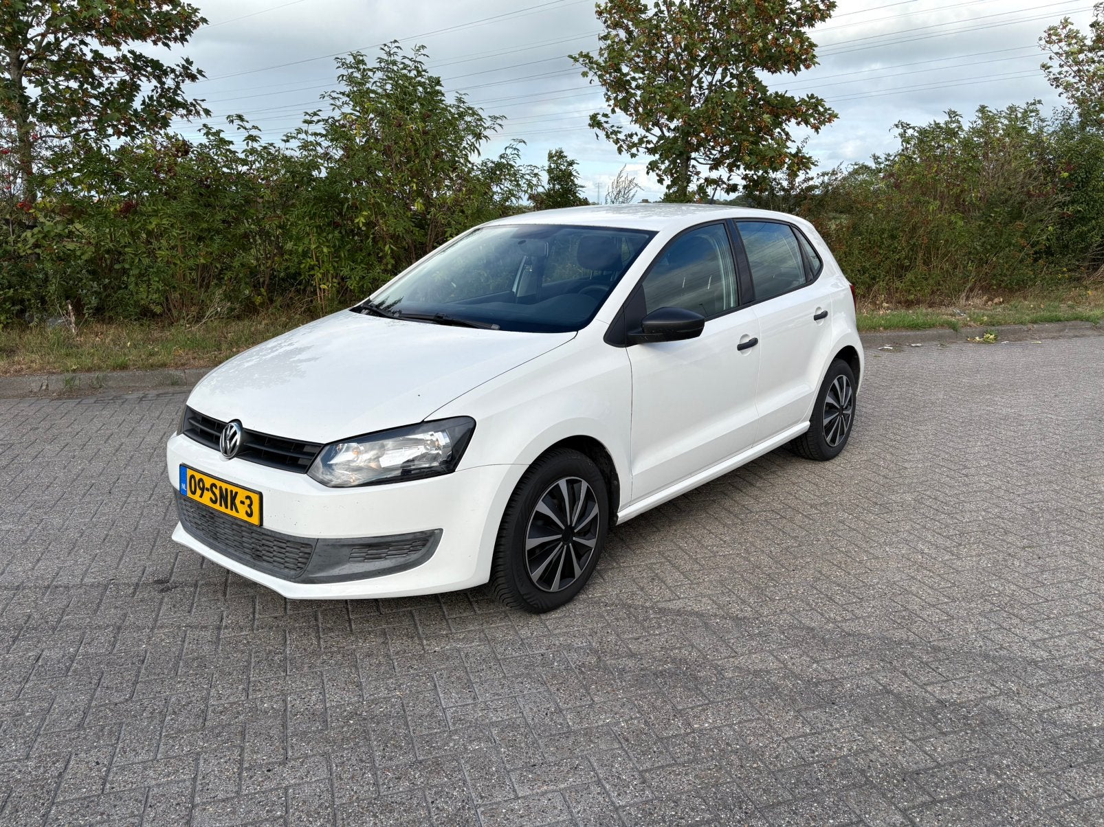 Volkswagen Polo 1.2 6V 44KW 5D My2009 2011 Wit, Voorwielaandrijving, 40 €/maand, 1198 cc, Wit