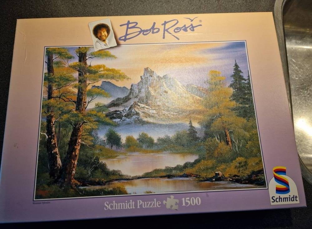 Bob Ross. Puzzel, Ophalen of Verzenden, 500 t/m 1500 stukjes, Zo goed als nieuw