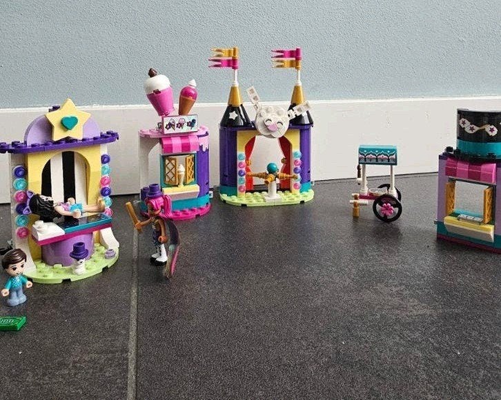 LEGO Friends Magische Kermiskraampjes #41687 (mist 1 stuk), Ophalen, Zo goed als nieuw
