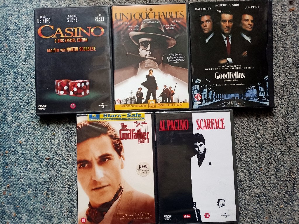 Legendarische Epic Maffia Gangster DVD Bundle: 4 voor €10,-, Alle leeftijden, Nederlands, Ophalen of Verzenden, Zo goed als nieuw