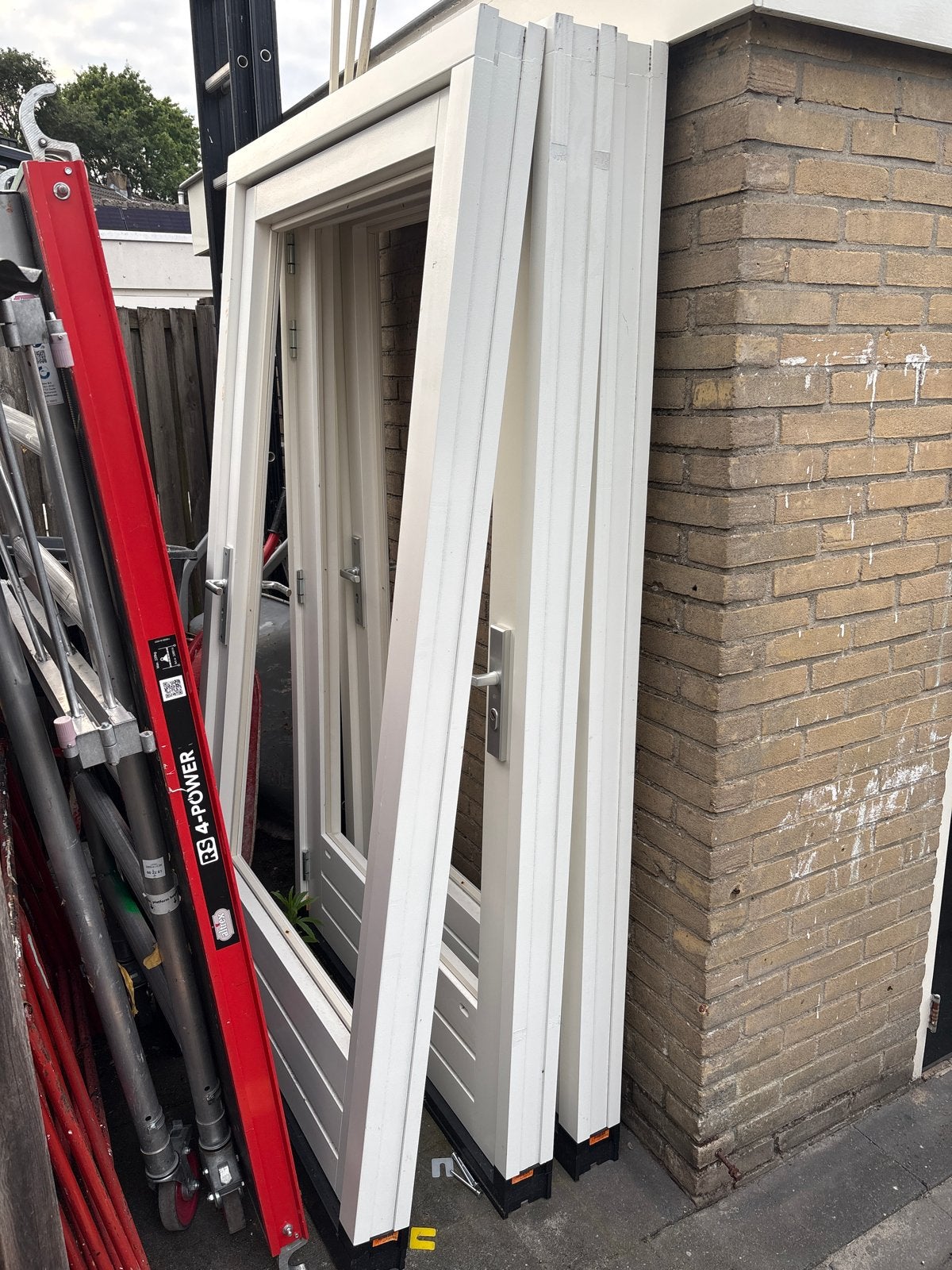 3 Nieuwe naar buiten draaiende Buitendeuren, Doe-het-zelf en Verbouw, Deuren en Horren, Ophalen, 120 cm of meer, Nieuw, Buitendeur