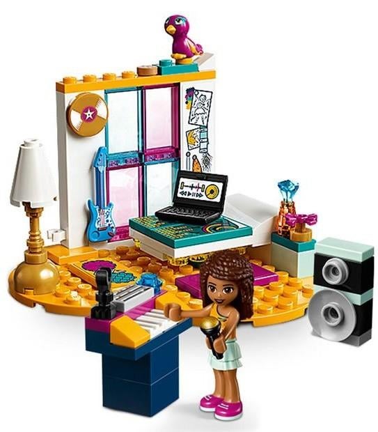 Lego Friends 41341 Andrea's Slaapkamer - Compleet!, Compleet, Gebruikt, Lego, Ophalen of Verzenden