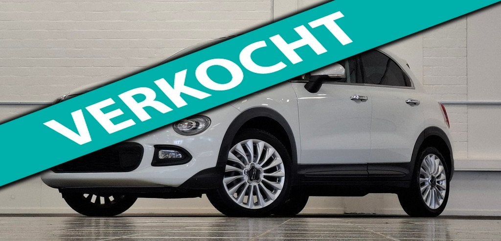 Fiat 500 X 1.4 Turbo MultiAir Lounge Schuif/kanteldak Trekha, Auto's, Fiat, Bi-Xenon koplampen, Gebruikt, 4 cilinders, 500X