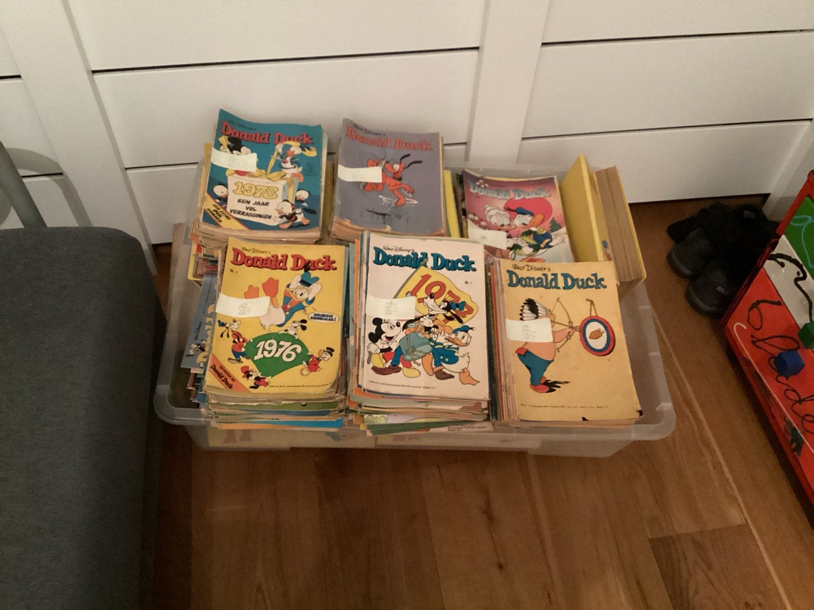 Grote verzameling Donald Duck stripboeken, Meerdere stripboeken, Ophalen, Gelezen