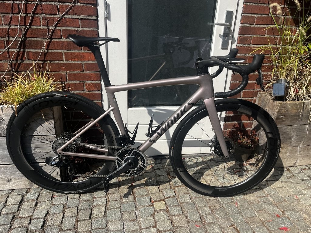 Specialized SWorks Tarmac SL8 - SRAM Red eTAP AXS, Carbon, Zo goed als nieuw, Meer dan 20 versnellingen, 53 tot 57 cm