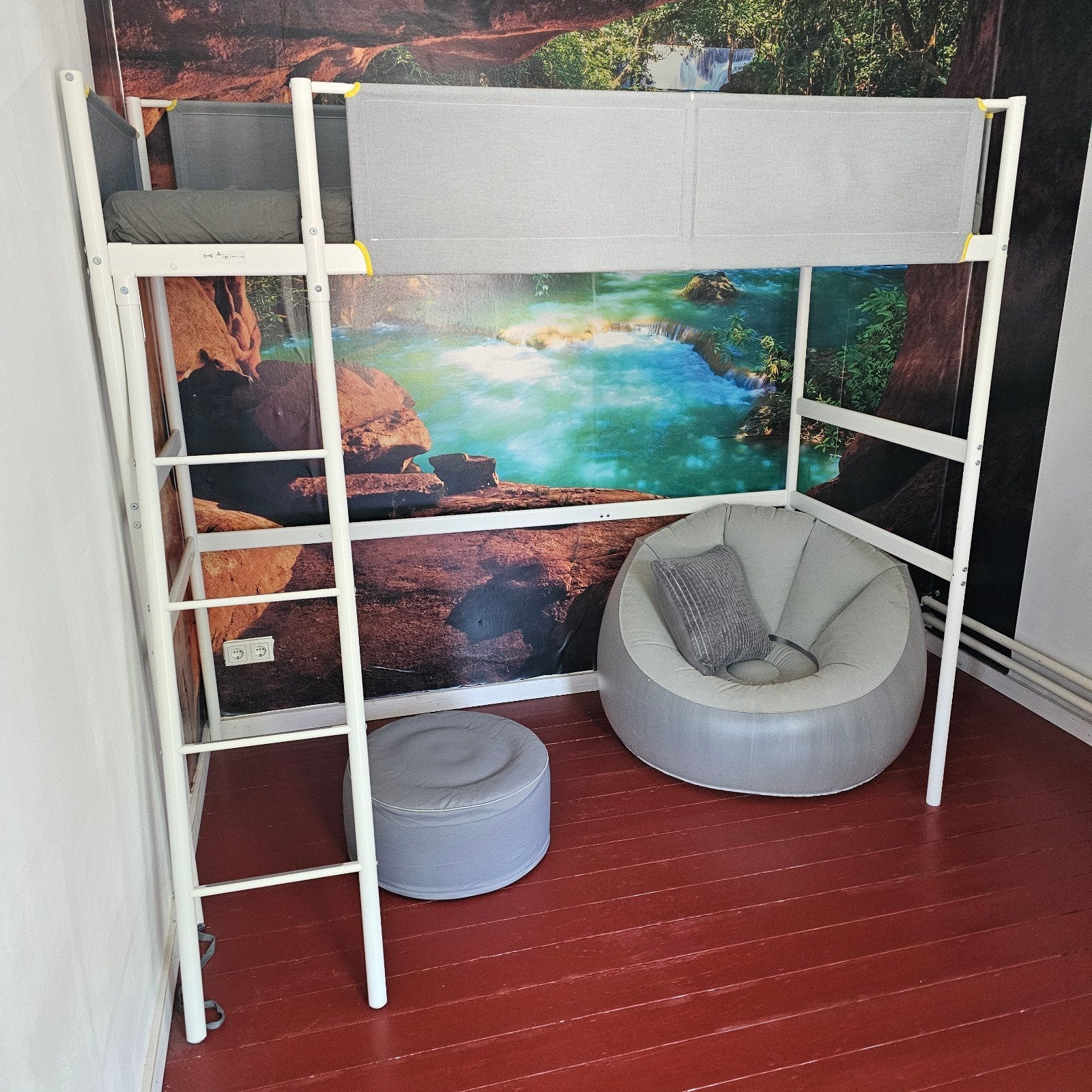 IKEA VITVAL Hoogslaper - Zo goed als nieuw, Ophalen, Eenpersoons, Zo goed als nieuw, 200 cm