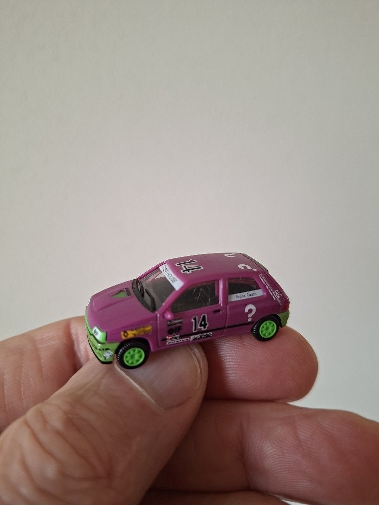 Renault Clio 16V Penthouse Frank Rouct 1:87 - Herpa 035859, Ophalen of Verzenden, Zo goed als nieuw, Auto, Herpa