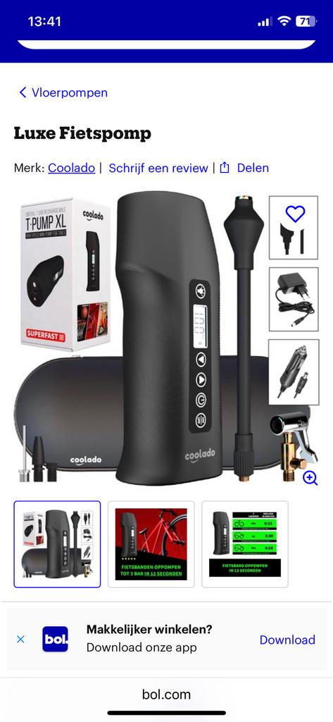 Coolado bandenpomp, Auto diversen, Auto-accessoires, Ophalen of Verzenden, Nieuw