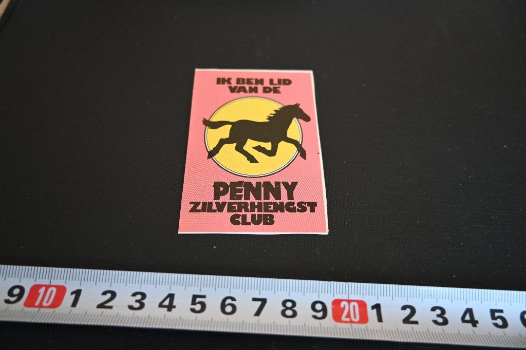 sticker ik ben lid van de penny zilverhengst club, Ophalen of Verzenden, Zo goed als nieuw