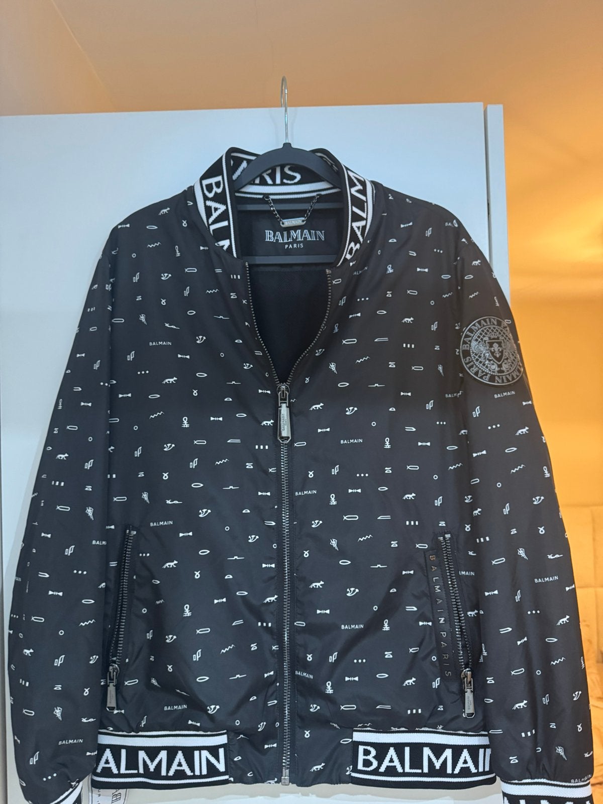 Balmain Jas 100% origineel Nieuwstaat, Kleding | Heren, Ophalen of Verzenden, Zo goed als nieuw, Zwart
