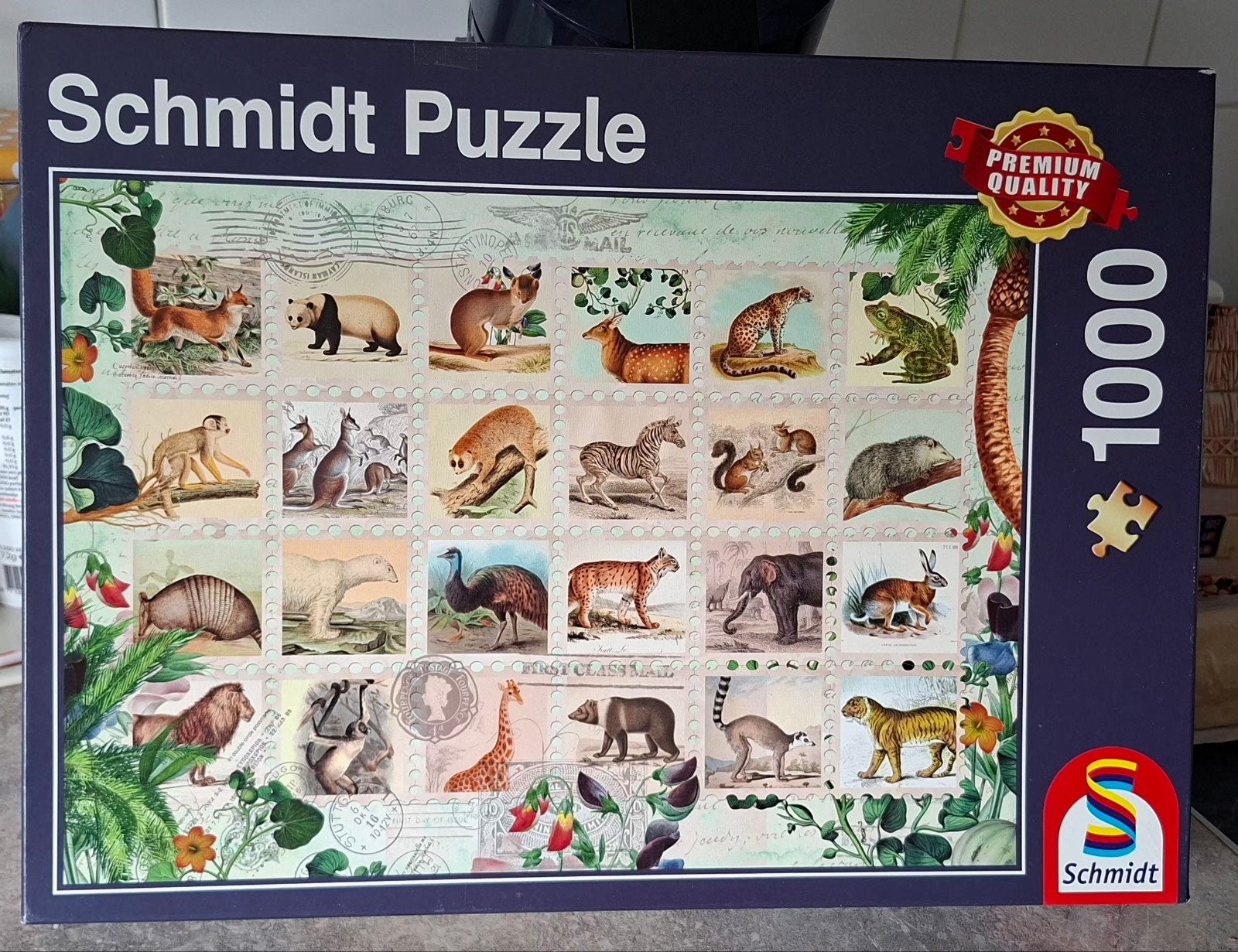 Schmidt puzzel 1000 stukjes en compleet, Ophalen of Verzenden, 500 t/m 1500 stukjes, Zo goed als nieuw, Legpuzzel