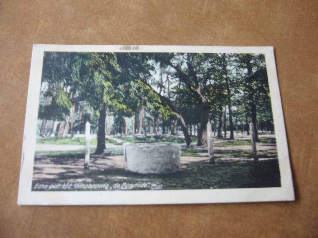 WOUDENBERG  =  ECHO PUT B.D. UITSPANNING DE PYRAMIDE, Ophalen of Verzenden, 1920 tot 1940, Ongelopen