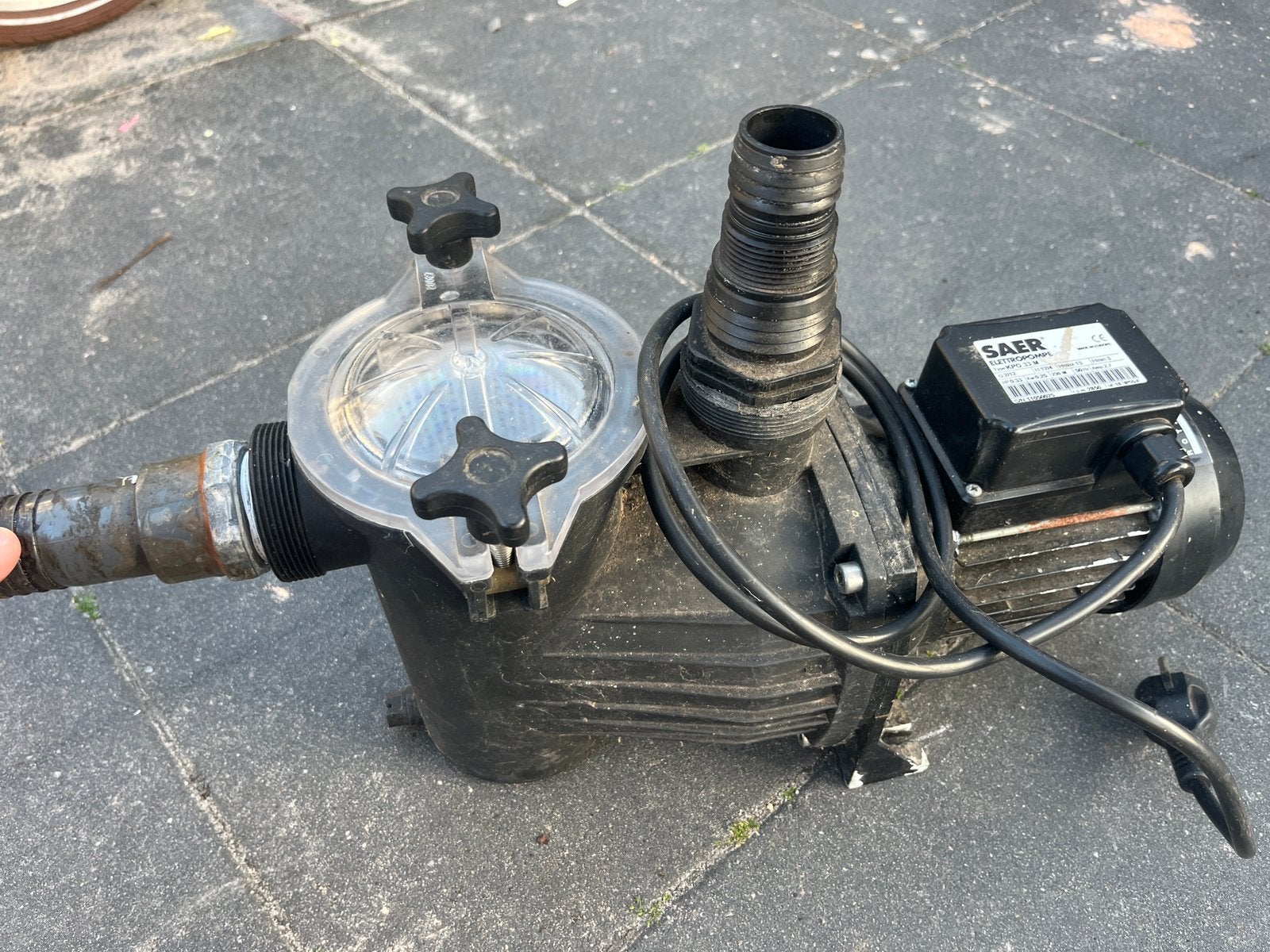 Saer Zwembadpomp met filter, Ophalen, Gebruikt