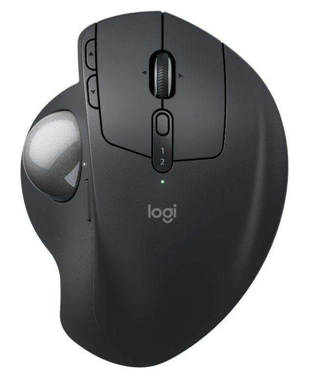 Logitech MX Ergo draadloze trackball muis, Rechtshandig, Logitech G, Ergonomisch, Overige typen