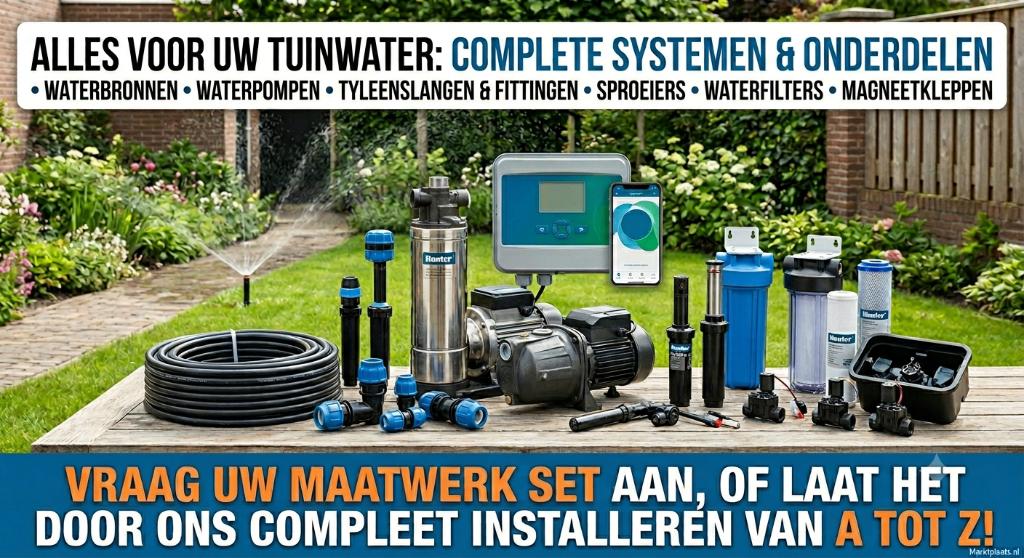 Alles voor uw waterpomp, sproeisysteem, tuinberegening, Ophalen, Nieuw, Overige typen