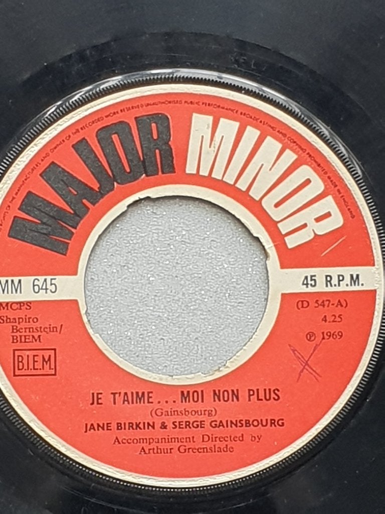 Jane Birkin Je T"aime Moi Non Plus, Ophalen of Verzenden, Gebruikt, 12 inch