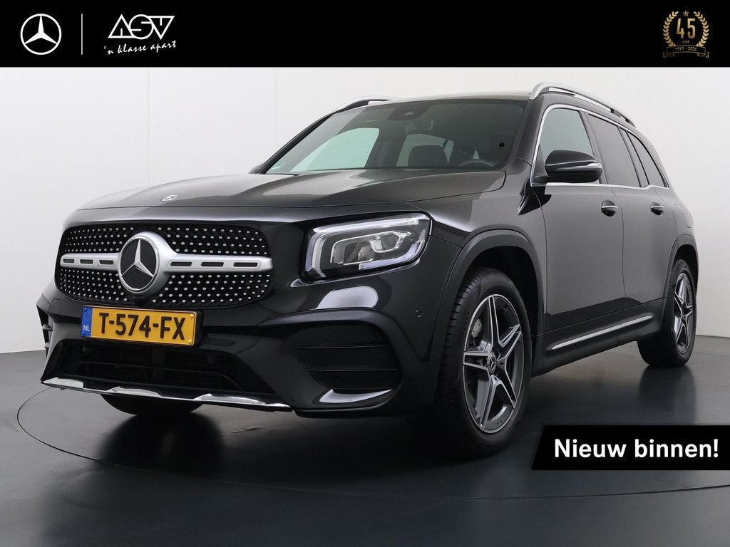 Mercedes-Benz GLB 200 AMG Line Premium 7-persoons | Trekhaak, Auto's, Mercedes-Benz, 4 cilinders, Bedrijf, SUV of Terreinwagen
