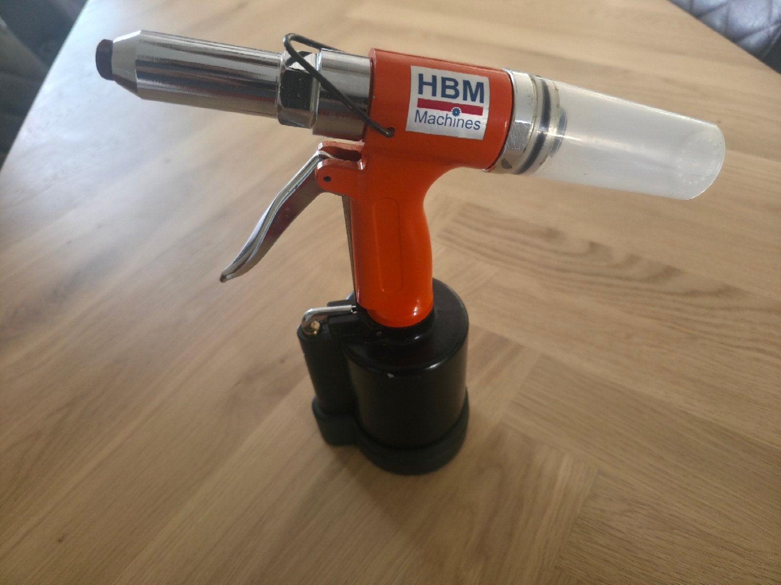Pneumatische popnageltang HBM Machines, Doe-het-zelf en Verbouw, Gereedschap | Handgereedschap, Ophalen of Verzenden, Zo goed als nieuw
