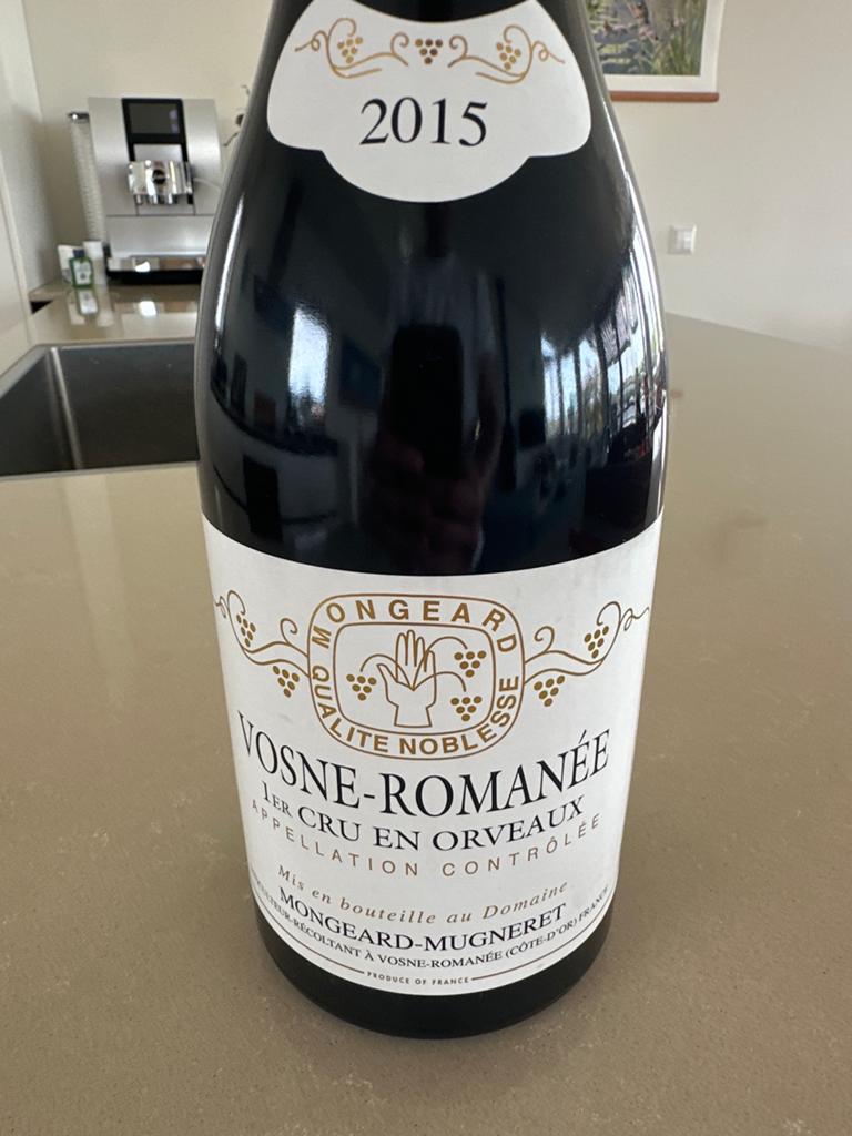 Vosne-Romanée 1er Cru En Orveaux 2015 - Mongeard-Mugneret, Frankrijk, Nieuw, Ophalen of Verzenden, Rode wijn